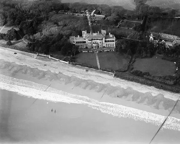 Aerial view of Craigweil House, Bognor, 1929
