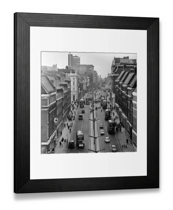 Framed Print : General views of Leeds, Yorkshire. 13th December 1967