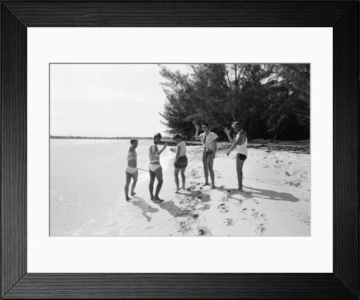 Framed Print : Spandau Ballet, music group, have been in the Bahamas for the last two weeks Framed Print : Spandau Ballet, music group, have been in the Bahamas for the last two weeks