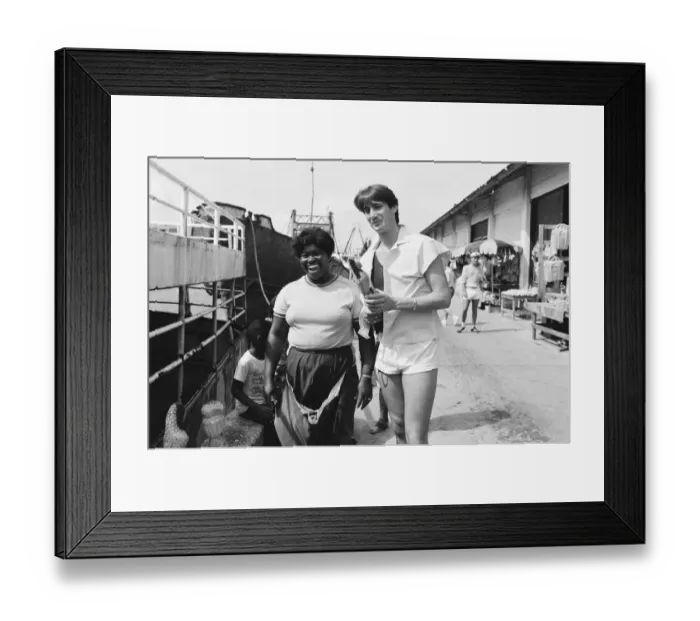 Framed Print : Spandau Ballet, music group, have been in the Bahamas for the last two weeks