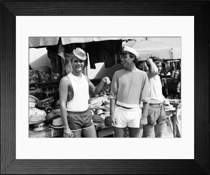 Framed Print : Spandau Ballet, music group, have been in the Bahamas for the last two weeks Framed Print : Spandau Ballet, music group, have been in the Bahamas for the last two weeks