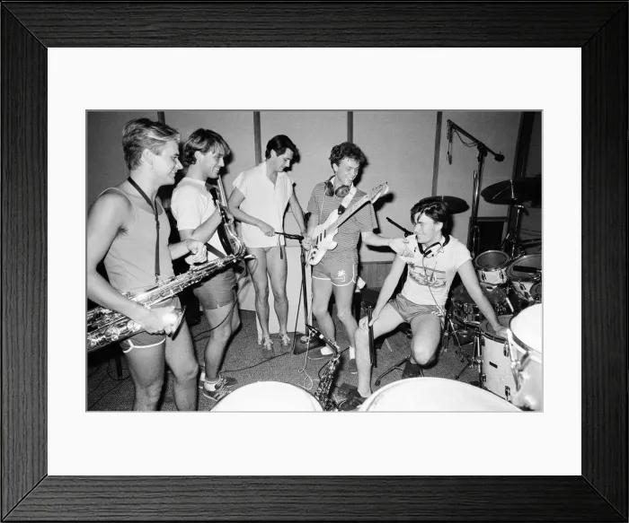 Framed Print : Spandau Ballet, music group, have been in the Bahamas for the last two weeks Framed Print : Spandau Ballet, music group, have been in the Bahamas for the last two weeks