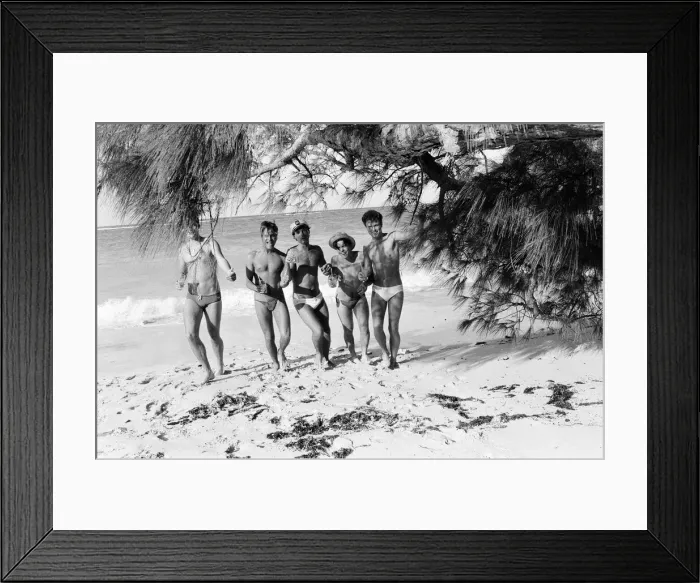Framed Print : Spandau Ballet, music group, have been in the Bahamas for the last two weeks Framed Print : Spandau Ballet, music group, have been in the Bahamas for the last two weeks