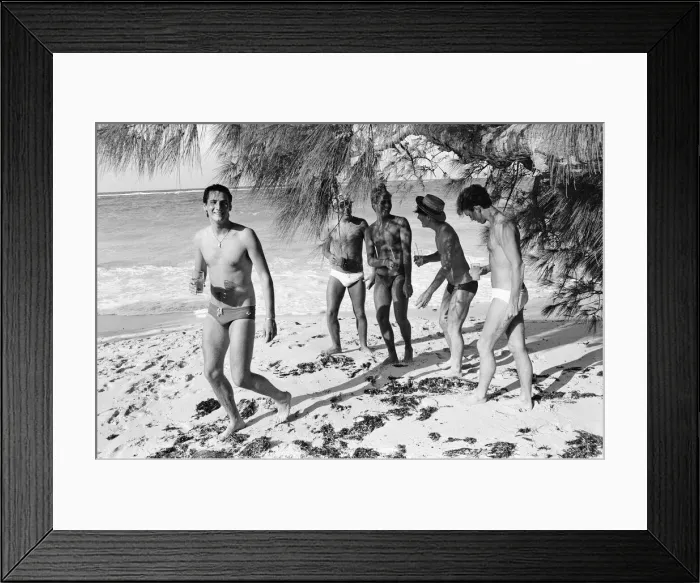 Framed Print : Spandau Ballet, music group, have been in the Bahamas for the last two weeks Framed Print : Spandau Ballet, music group, have been in the Bahamas for the last two weeks