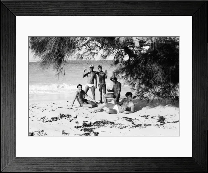 Framed Print : Spandau Ballet, music group, have been in the Bahamas for the last two weeks Framed Print : Spandau Ballet, music group, have been in the Bahamas for the last two weeks