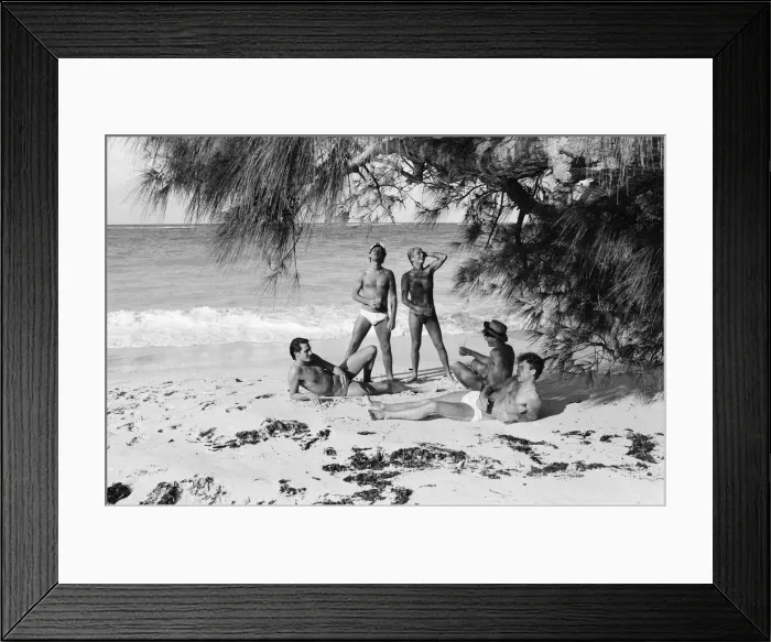 Framed Print : Spandau Ballet, music group, have been in the Bahamas for the last two weeks Framed Print : Spandau Ballet, music group, have been in the Bahamas for the last two weeks