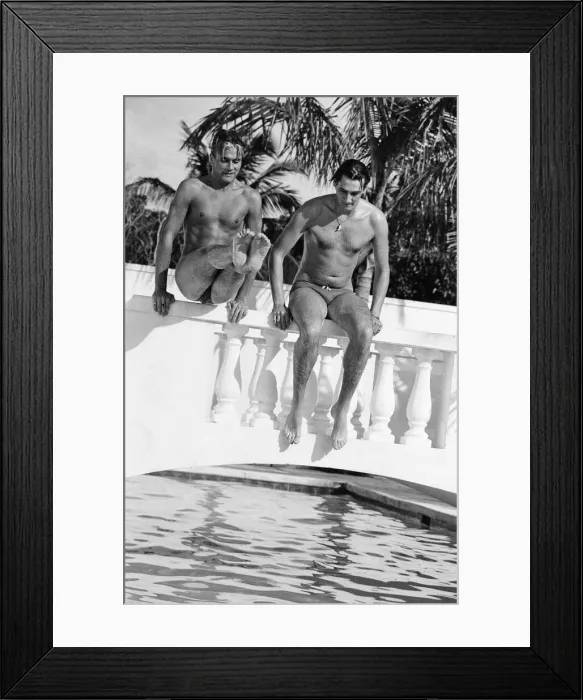 Framed Print : Spandau Ballet, music group, have been in the Bahamas for the last two weeks