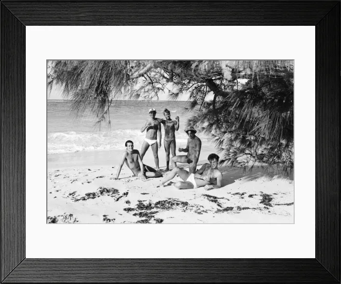 Framed Print : Spandau Ballet, music group, have been in the Bahamas for the last two weeks Framed Print : Spandau Ballet, music group, have been in the Bahamas for the last two weeks