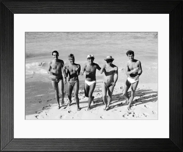 Framed Print : Spandau Ballet, music group, have been in the Bahamas for the last two weeks Framed Print : Spandau Ballet, music group, have been in the Bahamas for the last two weeks