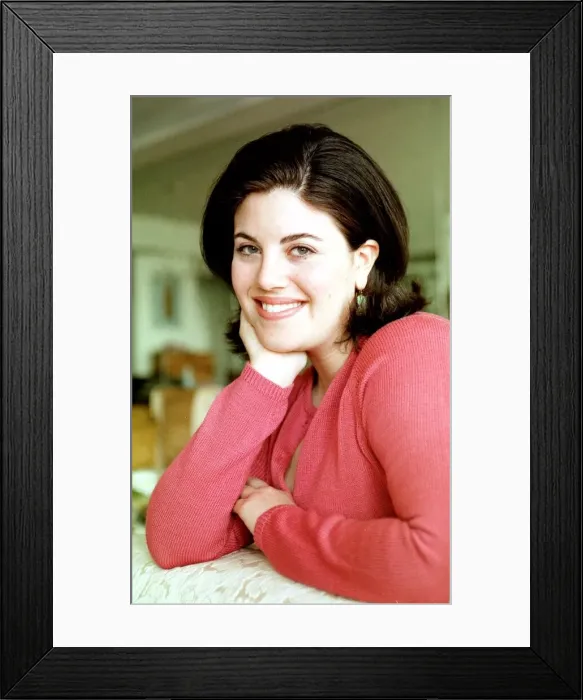 Framed Print : Monica Lewinsky March 1999 tells her story of the affair with President Bill Framed Print : Monica Lewinsky March 1999 tells her story of the affair with President Bill