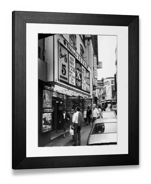 Framed Print : Soho is an area of the City of Westminster and part of the West End of London Framed Print : Soho is an area of the City of Westminster and part of the West End of London