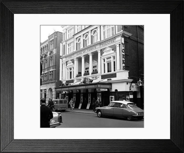 Framed Print : The Duke of Yorks theatre in the West End, central London. 18th July 1960 Framed Print : The Duke of Yorks theatre in the West End, central London. 18th July 1960