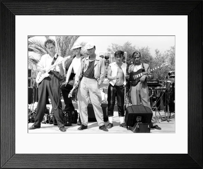 Framed Print : Spandau Ballet, Ibiza, Spain, July 1981