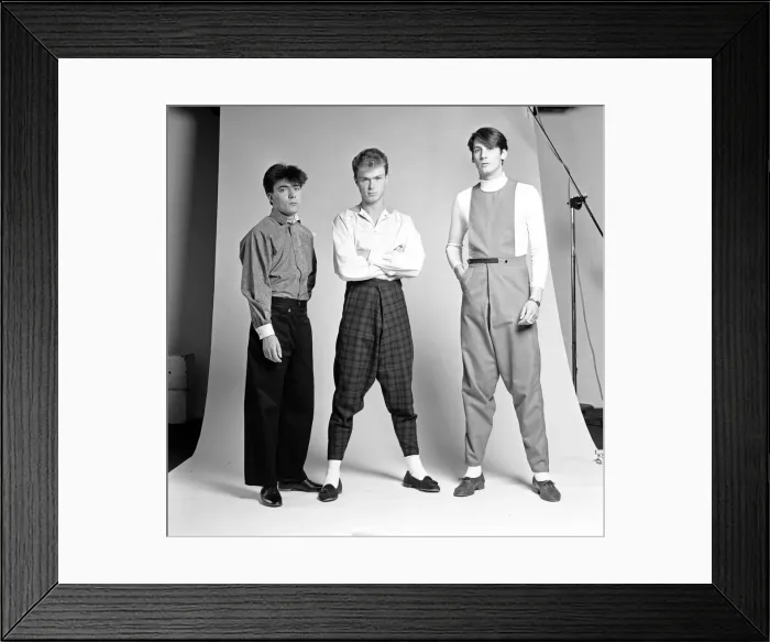 Framed Print : Spandau Ballet, Studio Pix, 30th June 1980. John Keeble, Gary Kemp and Tony Hadley Framed Print : Spandau Ballet, Studio Pix, 30th June 1980. John Keeble, Gary Kemp and Tony Hadley