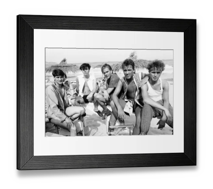 Framed Print : Spandau Ballet, Ibiza, Spain, July 1981 Framed Print : Spandau Ballet, Ibiza, Spain, July 1981