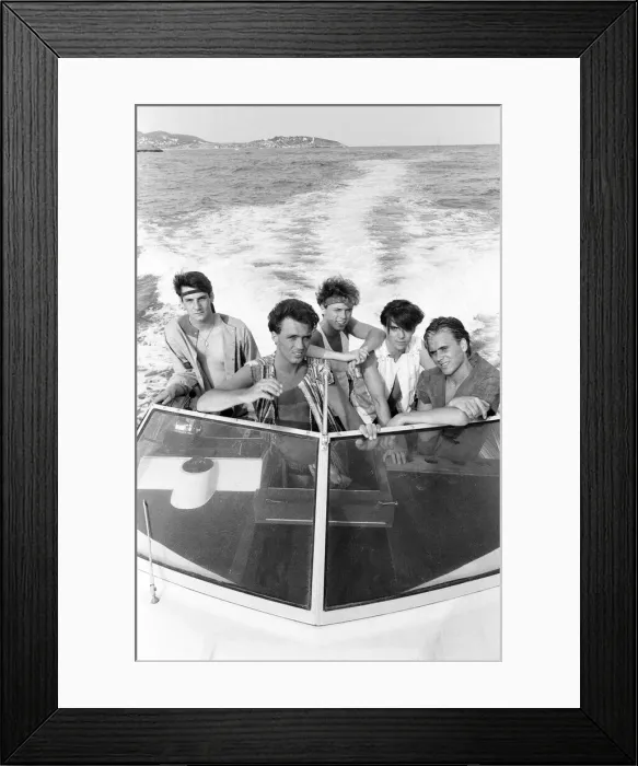 Framed Print : Spandau Ballet, Ibiza, Spain, July 1981 Framed Print : Spandau Ballet, Ibiza, Spain, July 1981