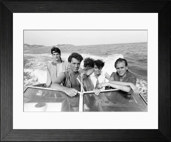 Framed Print : Spandau Ballet, Ibiza, Spain, July 1981 Framed Print : Spandau Ballet, Ibiza, Spain, July 1981
