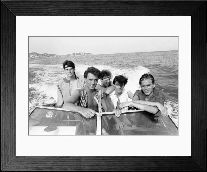 Framed Print : Spandau Ballet, Ibiza, Spain, July 1981 Framed Print : Spandau Ballet, Ibiza, Spain, July 1981