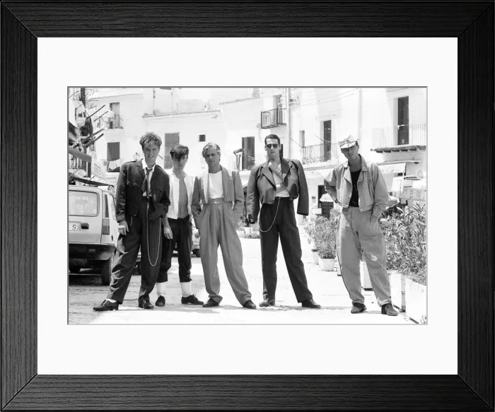 Framed Print : Spandau Ballet, Ibiza, Spain, July 1981
