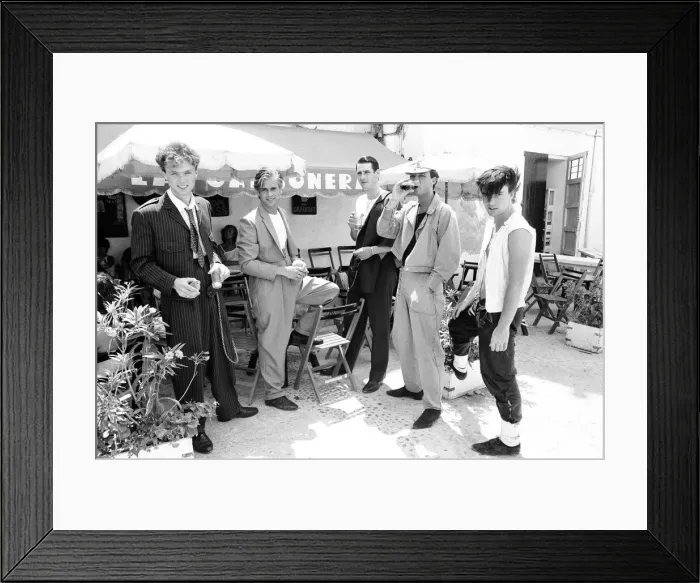 Framed Print : Spandau Ballet, Ibiza, Spain, July 1981 Framed Print : Spandau Ballet, Ibiza, Spain, July 1981