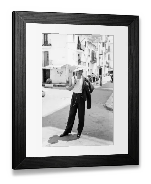 Framed Print : Spandau Ballet, Ibiza, Spain, July 1981. Tony Hadley
