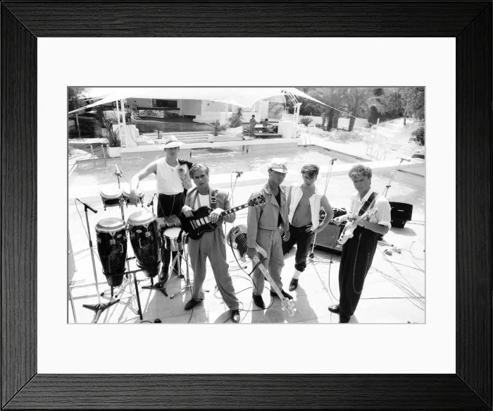 Framed Print : Spandau Ballet, Ibiza, Spain, July 1981 Framed Print : Spandau Ballet, Ibiza, Spain, July 1981