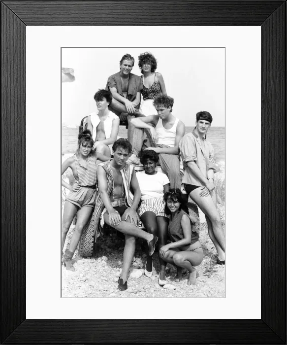 Framed Print : Spandau Ballet, Ibiza, Spain, July 1981 Framed Print : Spandau Ballet, Ibiza, Spain, July 1981