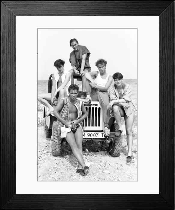 Framed Print : Spandau Ballet, Ibiza, Spain, July 1981