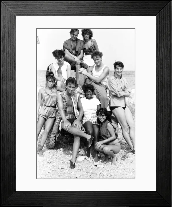 Framed Print : Spandau Ballet, Ibiza, Spain, July 1981 Framed Print : Spandau Ballet, Ibiza, Spain, July 1981