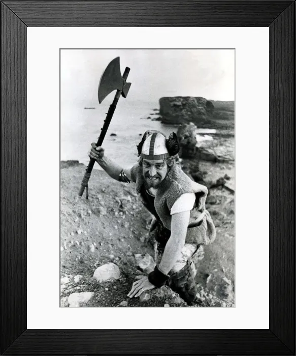 Framed Print : Viking John Haswell invading England on 10th December 1972 Framed Print : Viking John Haswell invading England on 10th December 1972