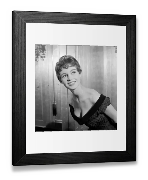 Framed Print : French actress Brigitte Bardot who stars in the new film Doctor At Sea Framed Print : French actress Brigitte Bardot who stars in the new film Doctor At Sea