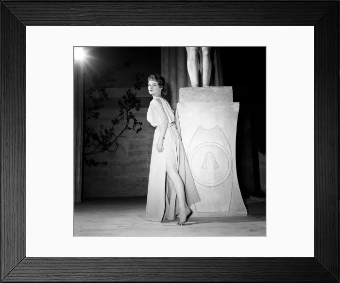 Framed Print : French actress Brigitte Bardot who plays Andraste in the film Helen of Troy Framed Print : French actress Brigitte Bardot who plays Andraste in the film Helen of Troy