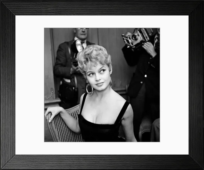 Framed Print : French film actress Brigitte Bardot. Brigitte Anne-Marie Bardot Framed Print : French film actress Brigitte Bardot. Brigitte Anne-Marie Bardot