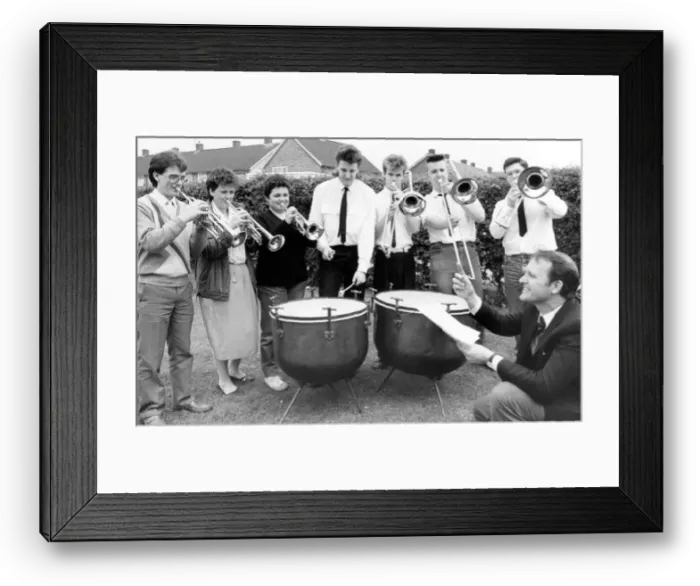 Framed Print : A fanfare for the Cardinal (to be played as Cardinal Hume enters Middlesbrough Cathedral Framed Print : A fanfare for the Cardinal (to be played as Cardinal Hume enters Middlesbrough Cathedral