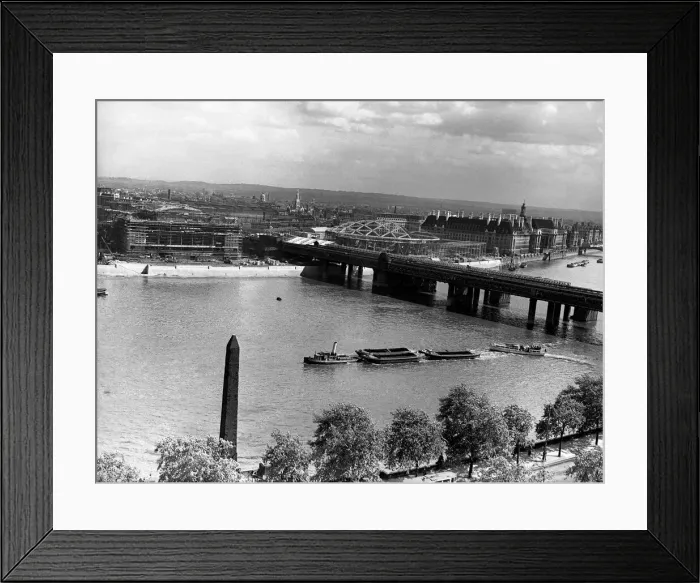 Framed Print : The Dome for the 1951 Festival of Britain under construction in London 1950 There are