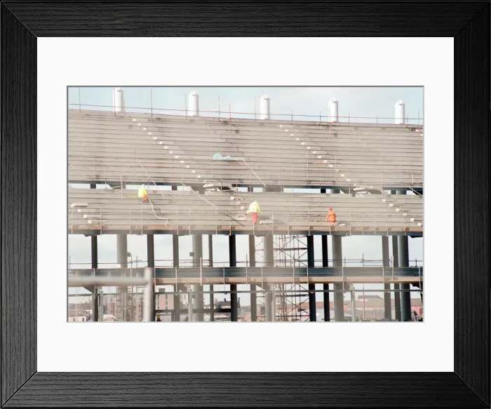 Framed Print : Middlesbrough Football Club. Middlehaven site of construction of new stadium