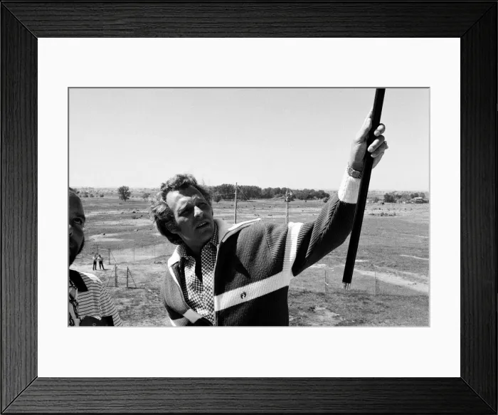 Framed Print : Stuntman Evel Knievel prepares to jump Snake River Canyon