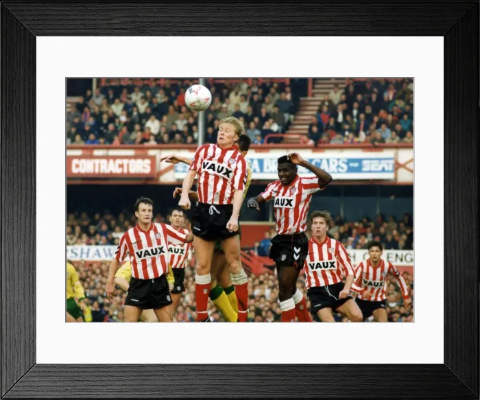 Framed Print : Sunderland 1 -2 Newcastle Football league division one match held at Roker Park