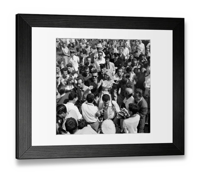 Framed Print : French actress Brigitte Bardot pictured attending the Venice Film festival Framed Print : French actress Brigitte Bardot pictured attending the Venice Film festival