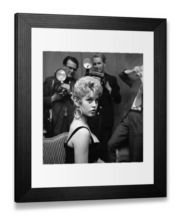 Framed Print : French film actress Brigitte Bardot. Brigitte Anne-Marie Bardot