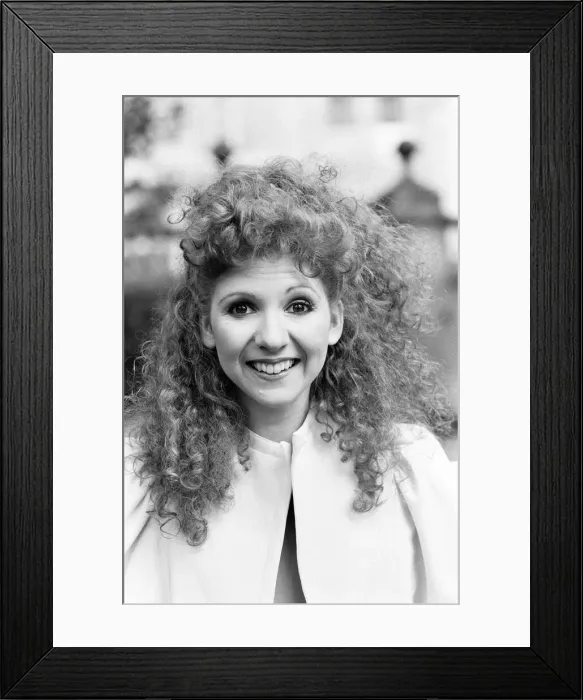 Framed Print : Doctor Who photocall, new assistant, actress Bonnie Langford. 20th October 1986 Framed Print : Doctor Who photocall, new assistant, actress Bonnie Langford. 20th October 1986