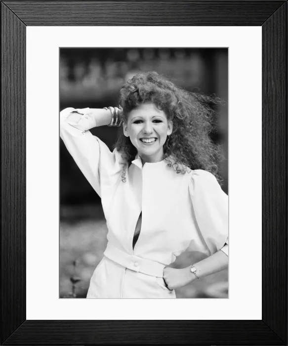 Framed Print : Doctor Who photocall, new assistant, actress Bonnie Langford. 20th October 1986 Framed Print : Doctor Who photocall, new assistant, actress Bonnie Langford. 20th October 1986