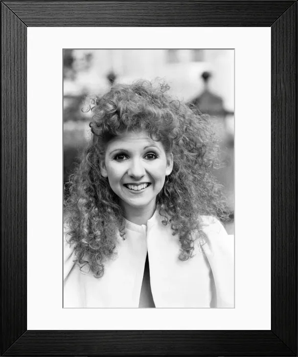 Framed Print : Doctor Who photocall, new assistant, actress Bonnie Langford. 20th October 1986 Framed Print : Doctor Who photocall, new assistant, actress Bonnie Langford. 20th October 1986