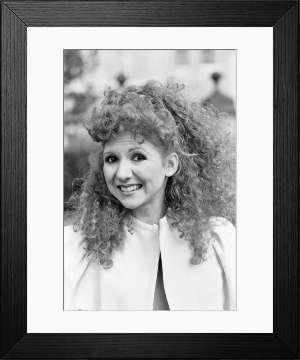 Framed Print : Doctor Who photocall, new assistant, actress Bonnie Langford. 20th October 1986 Framed Print : Doctor Who photocall, new assistant, actress Bonnie Langford. 20th October 1986