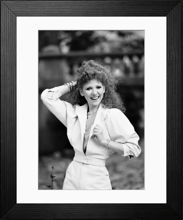 Framed Print : Doctor Who photocall, new assistant, actress Bonnie Langford. 20th October 1986 Framed Print : Doctor Who photocall, new assistant, actress Bonnie Langford. 20th October 1986