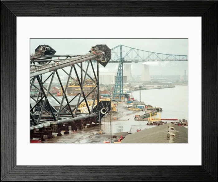Framed Print : Middlesbrough Football Club. Middlehaven site of construction of new stadium