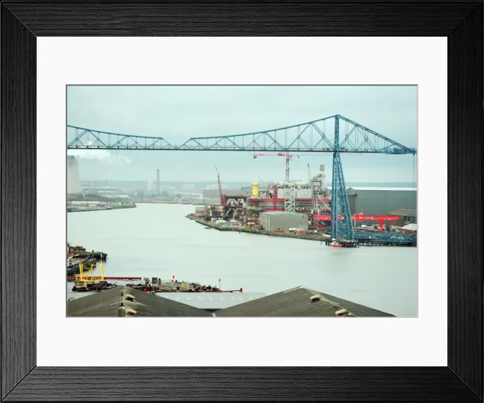 Framed Print : Middlesbrough Football Club. Middlehaven site of construction of new stadium Framed Print : Middlesbrough Football Club. Middlehaven site of construction of new stadium
