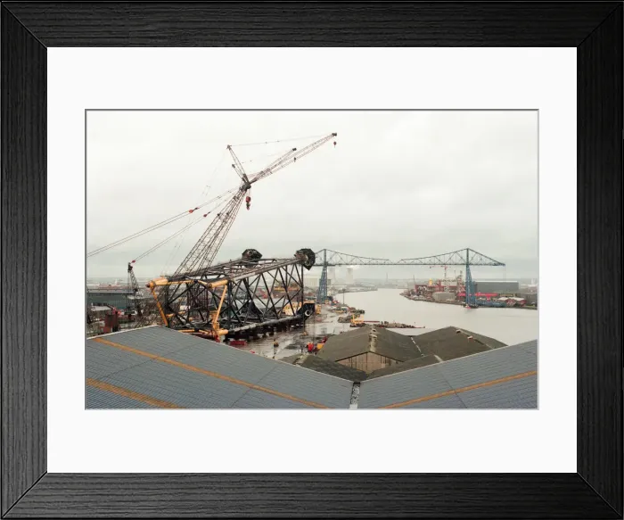 Framed Print : Middlesbrough Football Club. Middlehaven site of construction of new stadium Framed Print : Middlesbrough Football Club. Middlehaven site of construction of new stadium