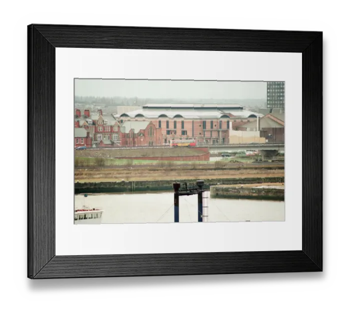 Framed Print : Middlesbrough Football Club. Middlehaven site of construction of new stadium