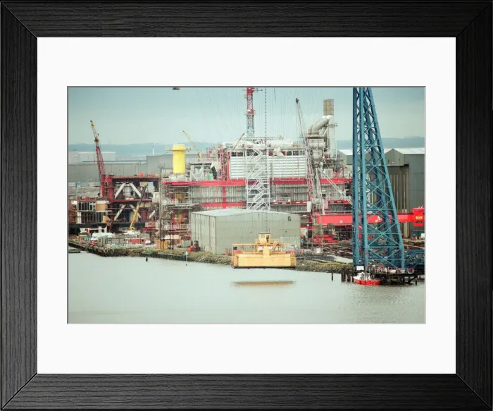 Framed Print : Middlesbrough Football Club. Middlehaven site of construction of new stadium Framed Print : Middlesbrough Football Club. Middlehaven site of construction of new stadium